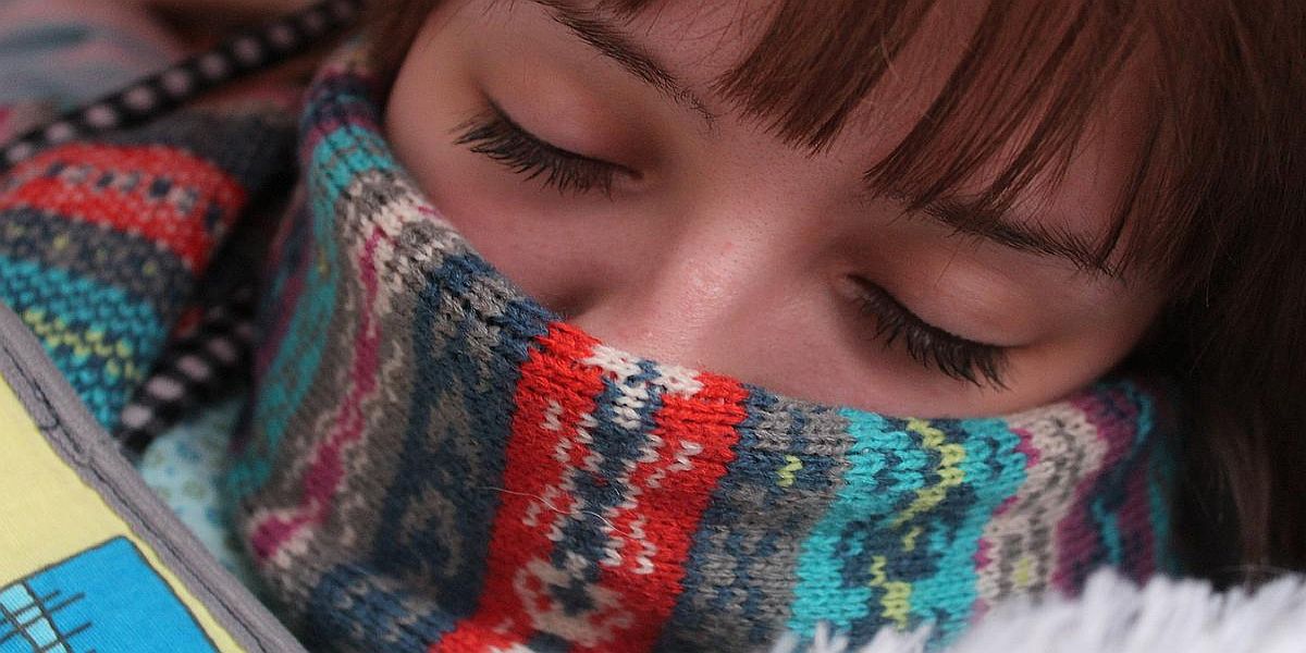 girl with scarf