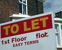 rent sign